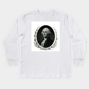 GEORGE WASHINGTON Kids Long Sleeve T-Shirt